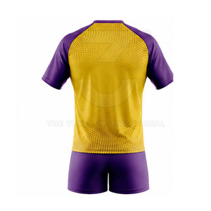 Ropa Deportiva Personalizada de Alta Calidad para Hombre, Conjunto de Uniforme de Rugby Elegante, Material Transpirable, Secado Rápido, Ajuste Cómodo - Product Image 2