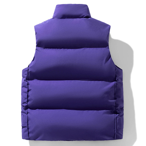 Men Windproof Puffer Vest Winter Sleeveless Jacket Quilted Warm Body <b>Warmer</b> Outdoor Casual Wear OEM Custom Logo Supplier - Product Image 2