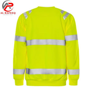 Sudadera Unisex de Trabajo para Hombre, Venta al por Mayor, Cuello Redondo, Alta Visibilidad, Reflectante, Sudadera de Invierno para Mujer, Forro Polar, Alta Visibilidad 2026 - Product Image 5