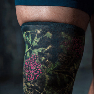 OEM Sublimation <b>Knee</b> Support Weightlifting Printed <b>Knee</b> Support Workout Trainer Printed Elbow Sleeve - Product Image 4