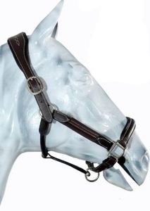 Harnais pour cheval avec quincaillerie métallique robuste, design de collier de tête réglable pour l'entretien des chevaux et les fournitures équestres - Product Image 3