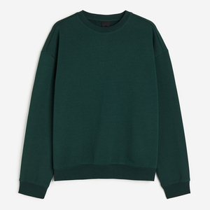 เสื้อสเวตเชิ้ตคอกลมแบบยูนิเซ็กซ์ ผ้าฝ้ายฟลีซถัก 100% ทรงปกติ สีพื้น เรียบง่าย สวมใส่สบายในฤดูหนาว ลายตัวอักษร - Product Image 2