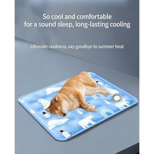 Nuovo Tappetino Refrigerante Estivo 2026 per Animali Domestici 120*70cm, Tappetino Rinfrescante Portatile in Gel per Cani, Lavabile e Sostenibile per Viaggi - Product Image 4