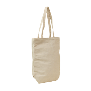 Sac fourre-tout en toile de jute blanc cassé avec feuille d'érable peinte à la main, écologique, pour femme, décontracté, sac à bandoulière pour le shopping, vente en gros - Product Image 3