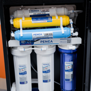 Système de filtration d'eau par osmose inverse à 7 étages 100 GPD en gros à bas prix, filtration alcaline pour usage domestique, purificateur d'eau RO - Product Image 1