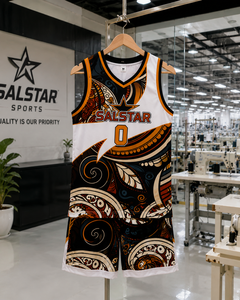 Maillot de basket-ball personnalisé pour homme, séchage rapide, 100 % polyester, impression par sublimation, col en V, sans manches, grandes tailles - Product Image 5