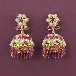 ต่างหูโบราณคุณภาพส่งออก ชุบทอง รุ่น 233303 - Product Image 1