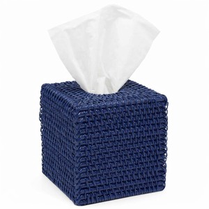 Serviette holder box woven from <b>rattan</b> top choice stylish tissue container napkin case covers - Product Image 6