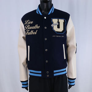 Chaqueta Varsity Personalizable para Hombre, Chaqueta Varsity Moderna de Estilo Urbano, Chaqueta de Invierno de Lana con Parches Bordados en Chenilla al por Mayor - Product Image 1