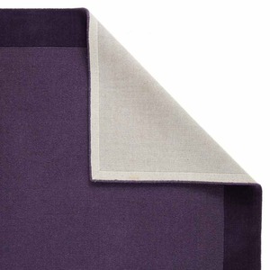 Luxury New Zealand Wool Hand Tufted Area Rug Minimalist Purple Two Tone Border Carpet for Living Room Bedroom Custom Size Rug - Product Image 5