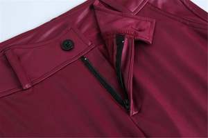 Nouvelle Marque Vêtements en Cuir Femme Leggings Hiver Taille Mi-Haute Coupe Skinny avec Ceinture - Product Image 3