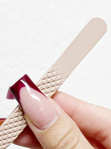 Pince à cils longue parfaitement alignée en acier inoxydable avec pointe incurvée pour extensions de cils volume - Product Image 3