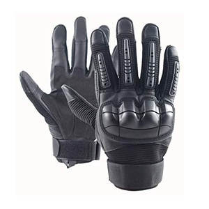Outdoor Sport Leather Paintball Gloves with Non-Slip <b>Grip</b> <b>Control</b> Comfortable Breathable Construction - Product Image 1