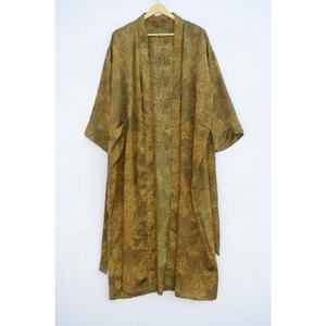 New Arrival <b>Kimono</b> Robe Silk Nightwear Dressing Gown Beach Wear Bikini Cover up Robes Maxi Dress - Product Image 5