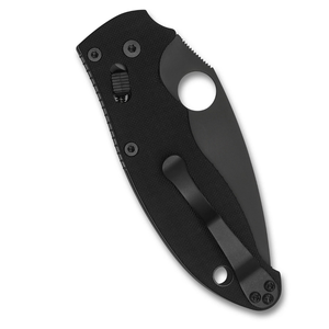 Cuchillos Plegables de Acero Inoxidable Negro con Orificio Redondo para el Pulgar, Mango Ergonómico Texturizado, Bloqueo Deslizante y Clip de Bolsillo - Product Image 4