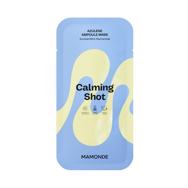 Mamonde Calming Shot Azulene Ampoule Mask Pack 1 Sheet/23ml Facial Masks