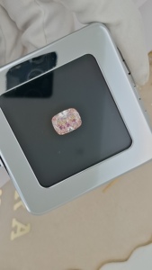 เพชรแฟนซีสีชมพูสดใส 1 ถึง 10 กะรัต ได้รับการรับรองจาก IGI ระดับ VS1 ผลิตด้วยวิธี CVD HPHT เพชรเม็ดเดี่ยวสำหรับเครื่องประดับสั่งทำ - Product Image 4