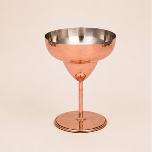 Verre à margarita en cuivre pur fait main, gobelet à cocktail en métal martelé pour bars, restaurants et services de réception de luxe - Product Image 6