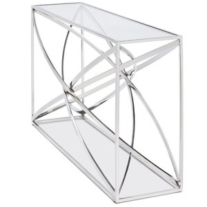 Table console industrielle robuste en fer avec plateau en dalle de roche et mécanisme pliant pour mobilier domestique polyvalent - Product Image 6