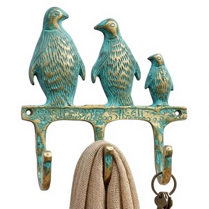 Ba Vintage Cast Iron Wall <b>Hook</b> Handmade Eco-Friendly Durable Adjustable Self-adhesive <b>for</b> Clothing Storage <b>Hooks</b> and <b>Rails</b> - Product Image 2