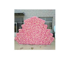 Indoor Wedding Mandap <b>Backdrop</b> Stand Square Round Fiber <b>Frame</b> Stage Decoration Panel Set Event Decor Setup Kit Durable Designs - Product Image 3