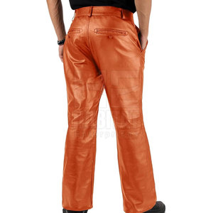 กางเกงหนังผู้ชายสไตล์คลาสสิก ดีไซน์ทันสมัย วัสดุทนทาน สวมใส่สบาย เหมาะสำหรับผู้ชายทุกวัย - Product Image 2