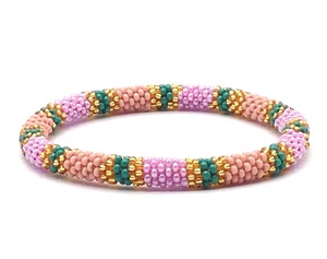 Classic Design High Quality Beautiful Handmade Trendy Crochet <b>Needle</b> Glass <b>Beads</b> Women's Bracelets from Nepal Manufacturer - Product Image 1