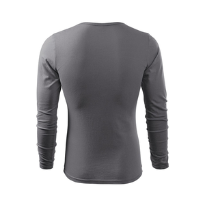 Customizable O-Neck Casual Jersey 180g Breathable Plain Dyed New Fashion Autumn Winter Men's Solid Color <b>Long</b> <b>Sleeve</b> T-Shirts - Product Image 2