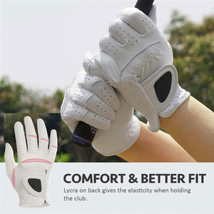 Gants de golf pour droitiers, confortables, antidérapants, faciles à porter, pour sports de plein air, avec logo OEM, vêtements de sport, gants de golf - Product Image 2