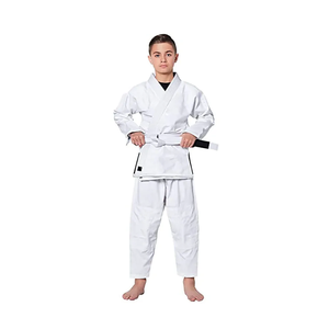 Kimono de Jiu-Jitsu Blanc Professionnel Haut de Gamme / Kimono BJJ / Gis BJJ Personnalisé pour Hommes – Kimono de Jiu-Jitsu Brésilien à Prix Abordable - Product Image 2