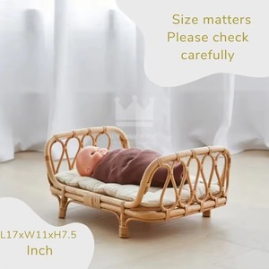 Children's <b>bed</b> made of woven rattan Handmade Wholesale eco-friendly Made in Vietnam <b>Ready</b> to stock - Product Image 6