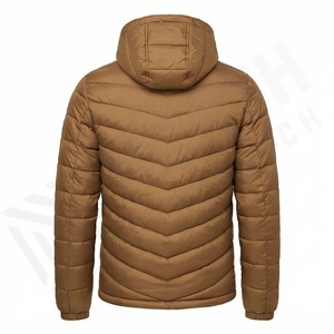 Chaqueta acolchada ligera de manga larga para mujer, resistente al agua, disponible en talla grande, chaqueta acolchada a la moda para hombre, personalizada - Product Image 3