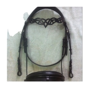 Brida anatómica de cuero Fancy Stitch para Horse Dressage Último estilo de diseño - Product Image 1