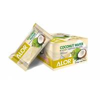ALOR HALAL Barre de gaufrettes croustillantes au sucre et à la mangue, biscuits sucrés aux fruits lyophilisés, faibles en glucides, sans gluten, Malaisie, en sachet et en emballage en sac
