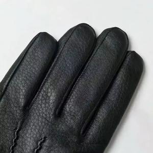 Gants d'hiver en cuir de qualité supérieure, gants chauds et isolés pour le travail en extérieur par temps froid et pour la conduite - Product Image 5
