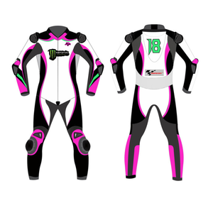 Traje de Carreras Personalizado de Cuero Vacuno/Canguro para Hombre, de Una Pieza |   Traje/Mono de Motociclismo al por Mayor, Nivel CE 2 - Product Image 1