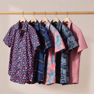 All Over Printing Design High Quality Pique Vacation Hawaiian Beach <b>Dress</b> Shirt for <b>Men</b> - Product Image 6