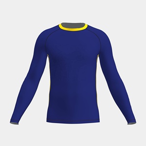 Best Quality Plain Long Sleeve MMA <b>Compression</b> Rash Guard for <b>Men</b> Breathable UPF50+ Quick Dry Stylish - Product Image 1