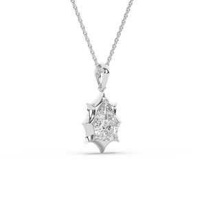 2.00 Carat Lab Grown Pear Brilliant Cut Diamond Color E 14K <b>Solid</b> <b>Gold</b> IGI Certified Women's Luxury <b>Pendant</b> - Product Image 6