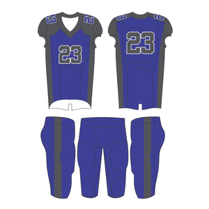 Logo personnalisé Impression personnalisée Respirant Séchage rapide Évacuation de l'humidité Grande taille Manches courtes Uniforme de football américain 100% - Product Image 4