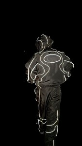 NANJU INTERNATIONAL Men's Vew Streetwear Eco-Friendly <b>Hip</b> Hop Sweatsuit Polyester Lightweight Mesh Lining Windbreaker Jacket - Product Image 6