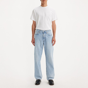 Jean vintage Kodo Levs High Street respirant, léger, 100 % coton, taille mi-haute, coupe droite, fabrication ODM sur mesure - Product Image 1