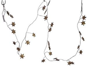 Guirlande de fleurs en tôle multicolore au meilleur prix, décoration de Noël moderne et rustique pour l'extérieur, fournitures de fête écologiques - Product Image 1