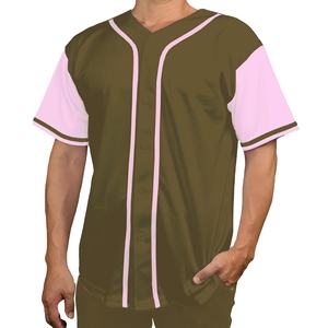 Maillot de baseball à manches courtes hommes femmes chemises boutonnées classiques Sports d'équipe actifs maillot de baseball hommes Baseball - Product Image 1