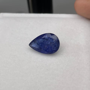 แทนซาไนต์ธรรมชาติ 7.50 กะรัต รูปทรงลูกแพร์ คุณภาพเกรด AAA พร้อมความเงางามระดับ AAA สีสวยงาม เหมาะสำหรับทำเครื่องประดับทุกชนิด ในราคาประหยัด - Product Image 2