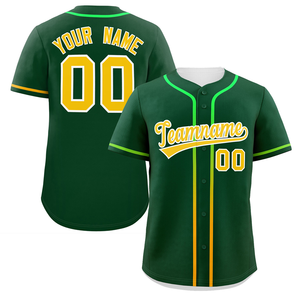 Custom Baseball Jersey Short Sleeve Button Up Team Uniform Custom <b>Name</b> Sports Wear OEM ODM Manufacturer Wholesale Bulk - Product Image 6