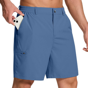Shorts de golf pour hommes, design personnalisé, légers, athlétiques, 100% coton, anti-UV, toile, export Pakistan, fournisseur OEM, marchés mondiaux - Product Image 2