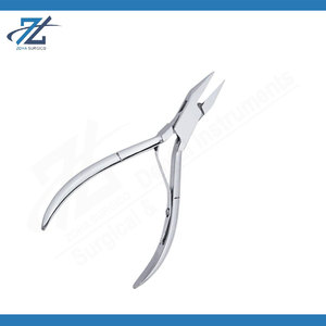 Wide Jaw Cuticle Nipper Stainless Steel Manicure <b>Set</b> Curved Blade Toenail Ingrown Cutter Professional Nail Care <b>Tool</b> Kit - Product Image 2