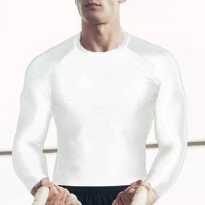 Vêtement de sport pour homme, anti-bactérien, en spandex/polyester, manches longues, séchage rapide, pour la natation et le surf - Product Image 5