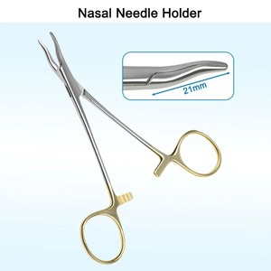 Pinces porte-aiguilles nasales autoclavables Ametrine Surgical AS-786 pour instruments chirurgicaux nasaux, usage en chirurgie générale, certifiées CE - Product Image 3